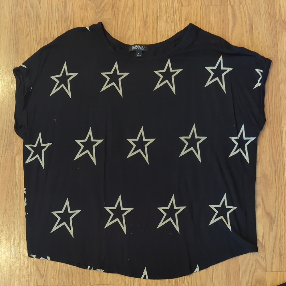 Buffalo David Bitton Star Print Top Shirt